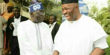 Akpabio meets Tinubu