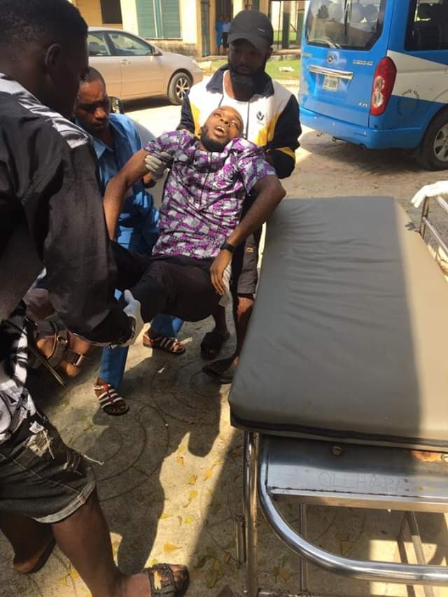 Photos: Prospective Corps member slumps, hits head on stone and dies shortly after collecting call-up letter