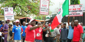 NLC during protest