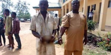 The businessman, Supo Bamidele, and his herbalist, Amos Suleiman