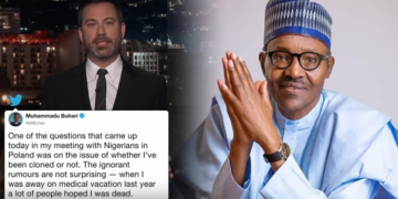 Jimmy Kimmel , President Muhammadu Buhari