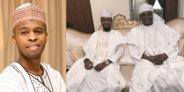 Atiku with Sons, Aliyu and Mustapha Abukakar