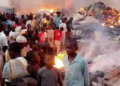 Keffi main market fire disaster