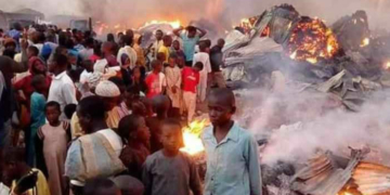 Keffi main market fire disaster