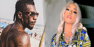 Burna Boy and his British girlfriend, Stefflon Don