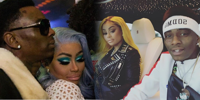 Rapper Soulja Boy and his girlfriend Blac Chyna spend