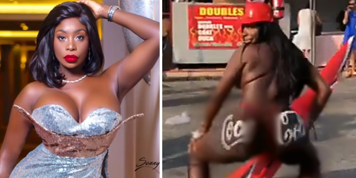 See how carnival goers reacted as curvy model Symbas Erothick