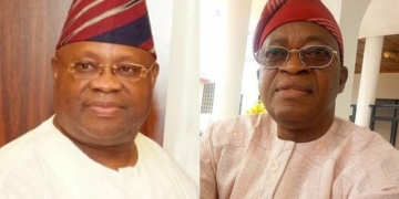 Ademola Adeleke, Governor Oyetola