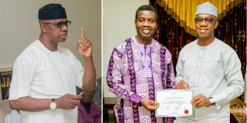 Governor Dapo Abiodun And Pastor E.A Adeboye