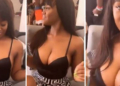 Chioma flaunts her cleavage as she parties with Davido in Bahamas (Photo)