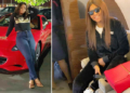 Regina Daniels spotted with multi-million naira ferrari