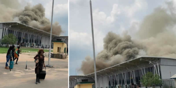 Sam Mbakwe Airport guts fire In Owerri