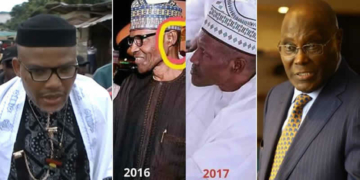 Nnamdi kanu, alleged Jubril from Sudan, Buhari and Atiku