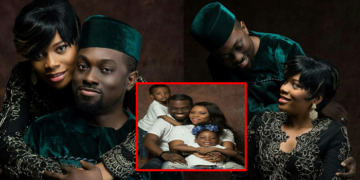 Iyke Okey, Florence Okechukwu  and their kids