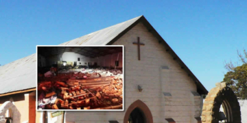 Church collapse in South africa during Easter service