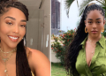 Jordyn Woods steps out braless