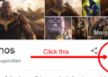 Thanos Anaimation on google