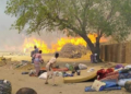 Filed Photo: Fire razes IDPs shelters in Borno