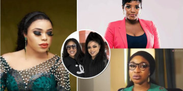 Bobrisky, Tonto Dikeh and Funke Adesiyan