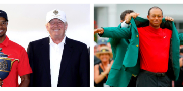 President Trump, Tiger Wood