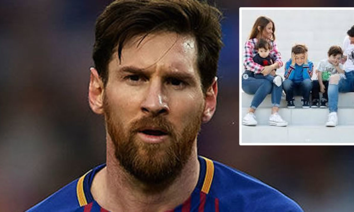 Lionel Messi And His Beautiful Family Pose In New Adorable Photos