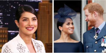 Priyanka Chopra, the Duke and Duchess of Sussex