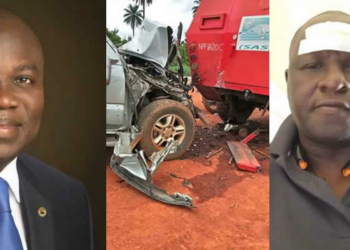 Ambode, Kehinde Bamigbetan, accident scene