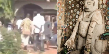 Herbalist retrieves his juju from pastor in church