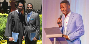 Pastor adeyemi at sons graduation in US