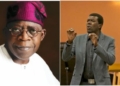 Photo collage of Bola Tinubu and Omokri Reno