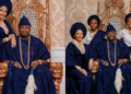 King saheed Elegushi first wife with Queen Aramide Sekinat and Kids