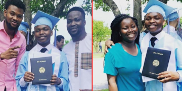 Soji Omobanke's son graduates from college in the US