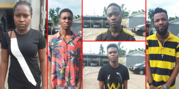 EFCC Arraigns 4 Yahoo Boys And 1 Girl