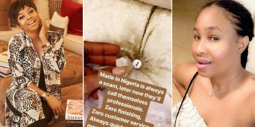 Sandra Edoho slams Toke Makinwa