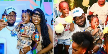 Davido, Sophie Momoh and daughter  Imade