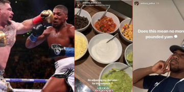 Anthony Joshua chaanges diet