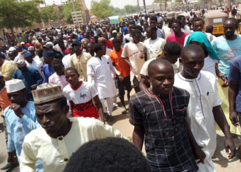 Protesters in Kano