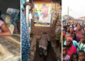 Burial photos of late actor  Dagunro