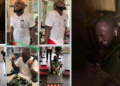 Davido hits the gym