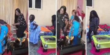 Ikorodu Bois mimic Funke Akindele twerking