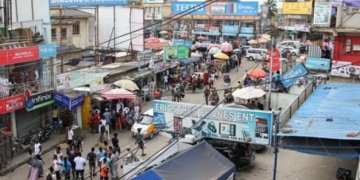 A market in Ghana