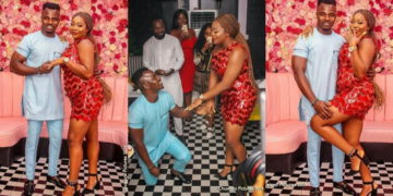 Tissy Nnachi engages his girlfriend