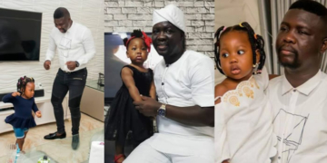 Seyi Law and daughter