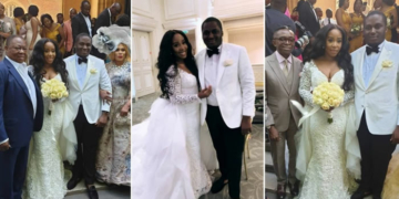 white wedding of Billionaire's son, Eyinna Anumudu