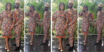 Actress Mercy Johnson-Okojie and husband steps out in style