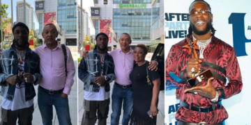 Ben Bruce, Burna Boy and his mother