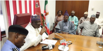 Inspector General of Police, Adamu Mohammed yesterday paid a visit to His Excellency, the President of the Senate, Distinguished Senator Ahmad Lawan to congratulate him on his assumption as the leader of 9th Assembly.