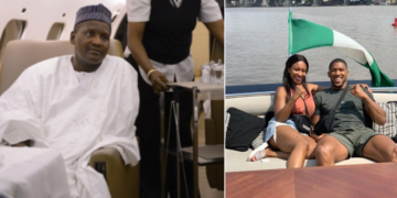 Aliko Dangote, Anthony Joshua and sister