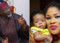 Dino Melaye, Bisi Ibidapo-Obe and baby