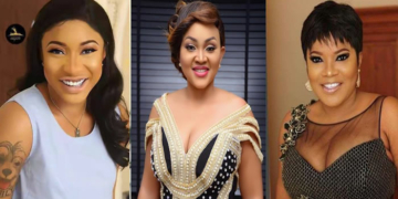 Tonto Dikeh, Mercy Aigbe,Toyin Abraham